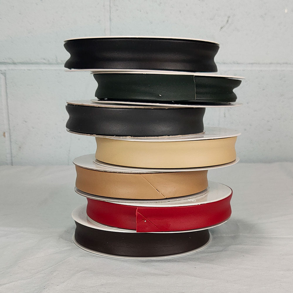 Imitation Leather Bias Binding 25mm (12 colours) Coscraft