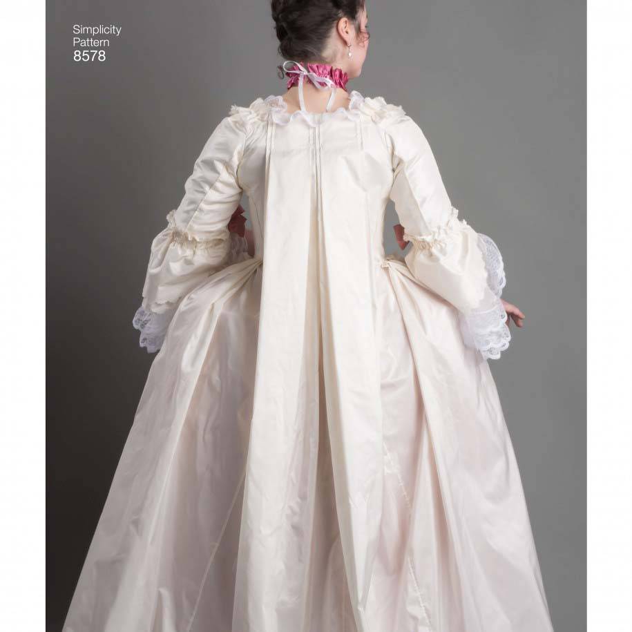 S8579  Simplicity Sewing Pattern Misses' 18th Century Costume