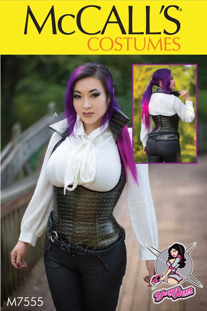 M7339 Misses' Overbust  Underbust Corsets By Yaya Han —  -  Sewing Supplies