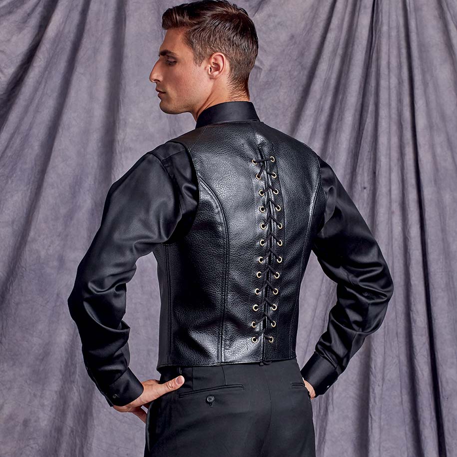 9087 Men's Steampunk Corset Vests – Coscraft1